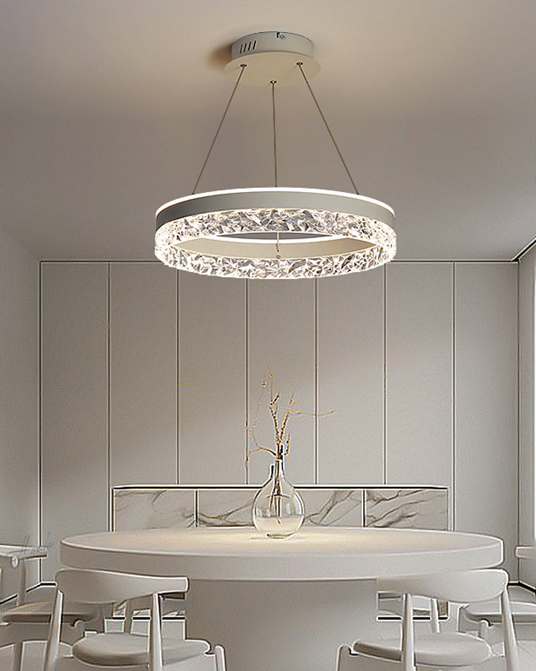 Olverai Acrylic Circular LED Chandelier