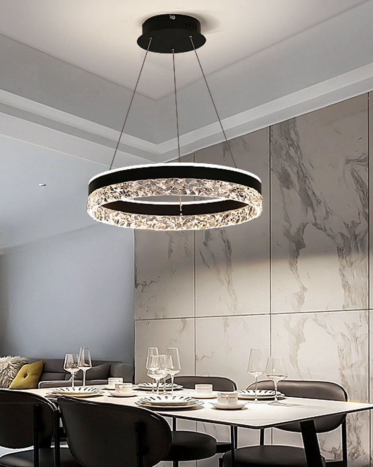 Olverai Acrylic Circular LED Chandelier