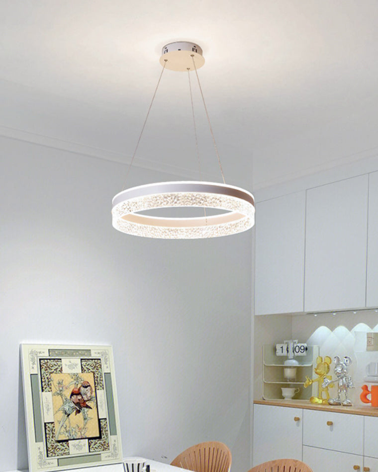 Olverai Acrylic Circular LED Chandelier