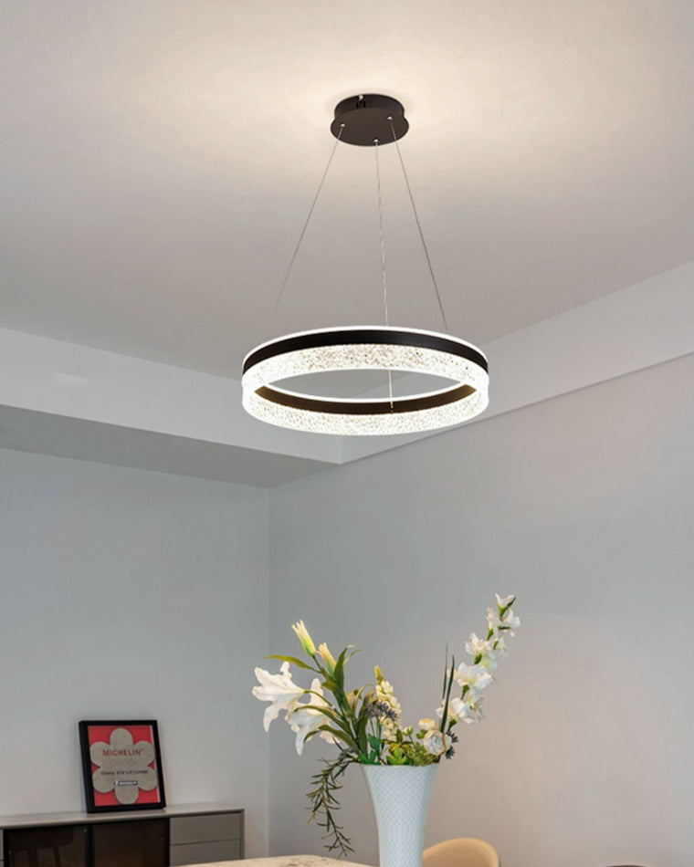 Olverai Acrylic Circular LED Chandelier