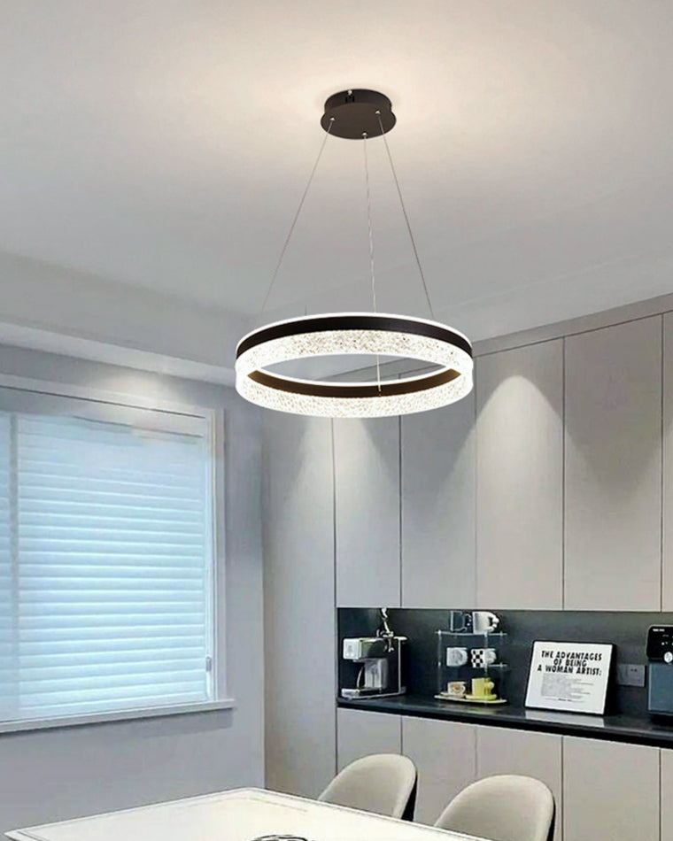 Olverai Acrylic Circular LED Chandelier