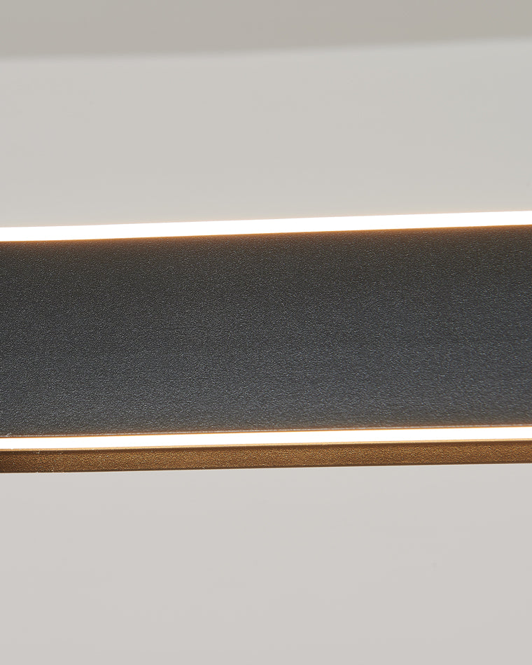 Olverai Black Linear Pendant Light