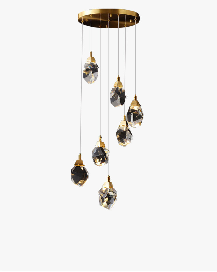 Olverai Rock Crystal Rain Chandelier