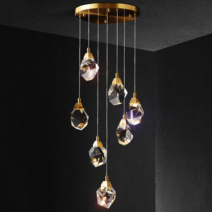 Olverai Rock Crystal Rain Chandelier