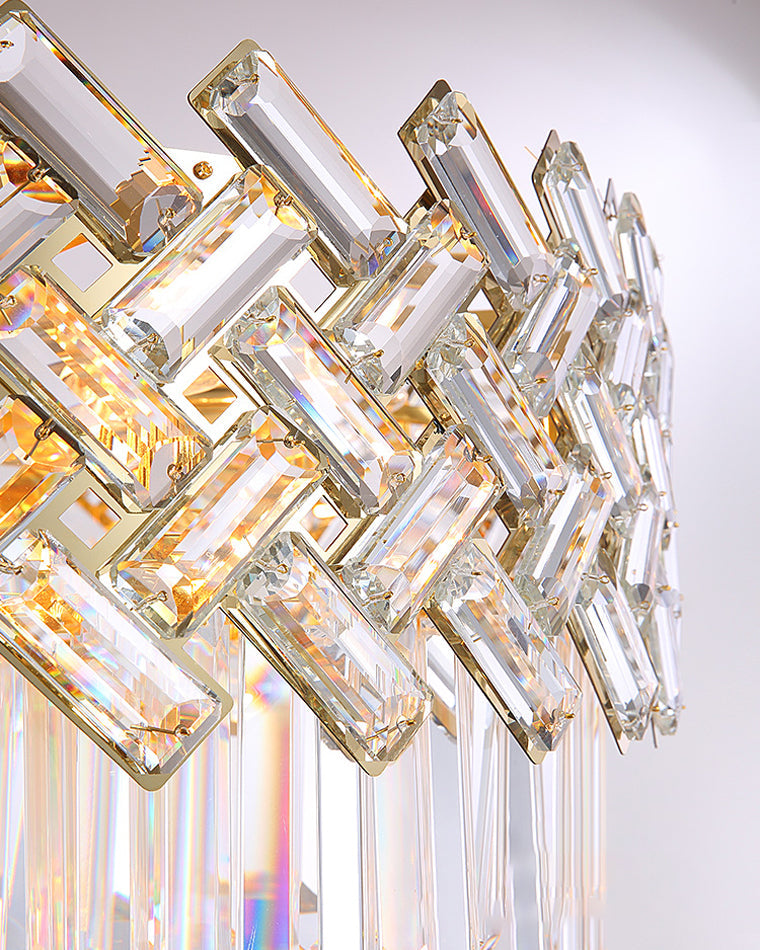 Olverai Shield Crystal Round Chandelier