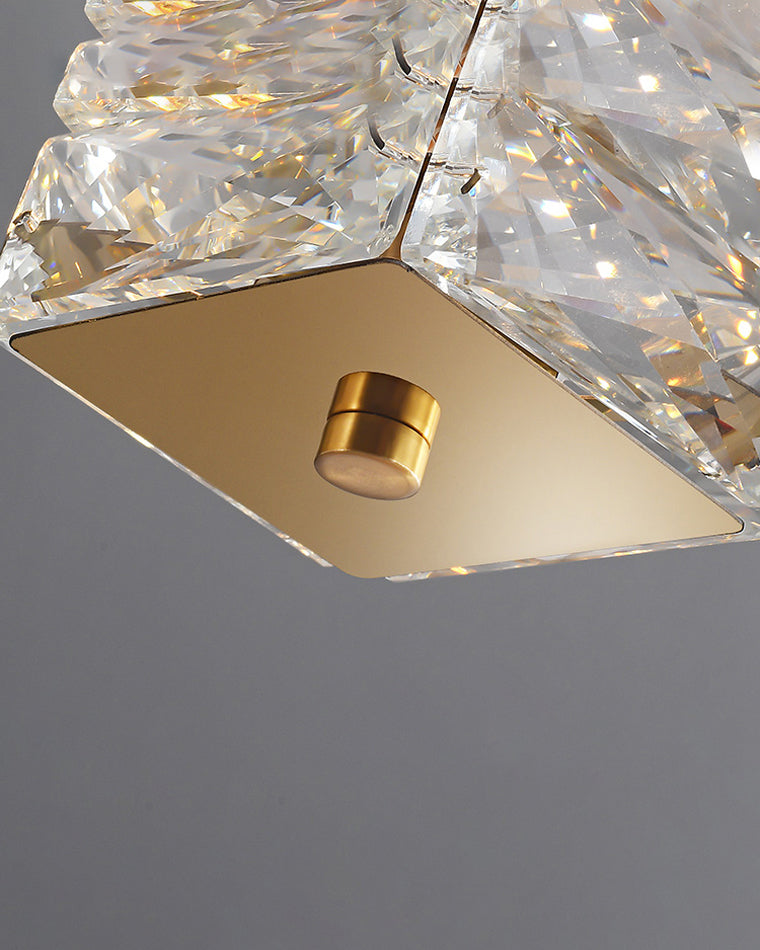 Olverai Twist Linear Crystal Chandelier