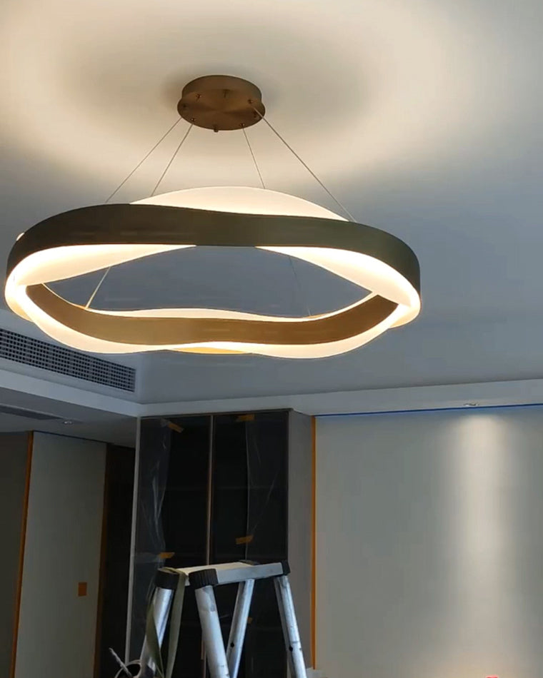 Olverai Wave Circular LED Chandelier