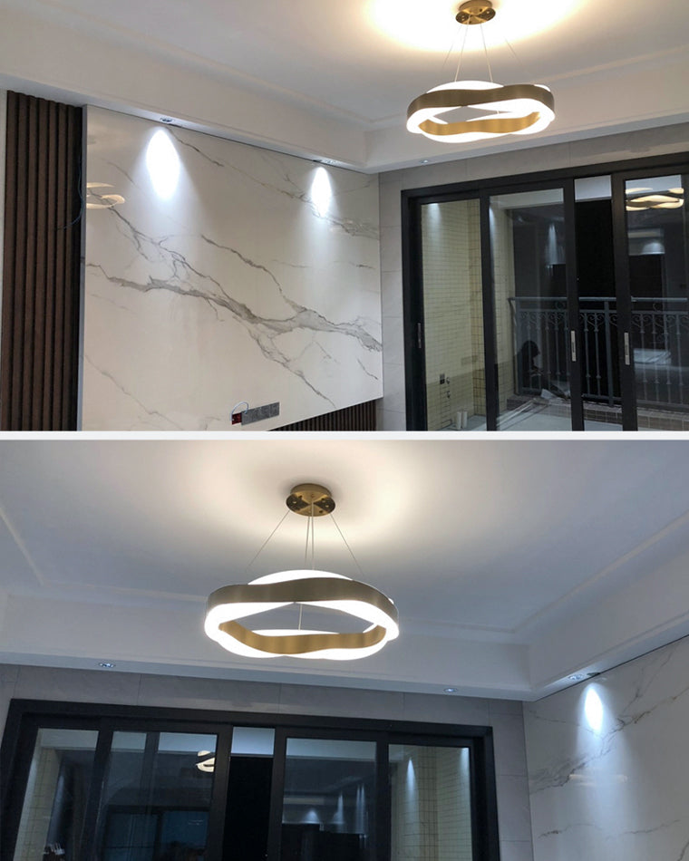 Olverai Wave Circular LED Chandelier