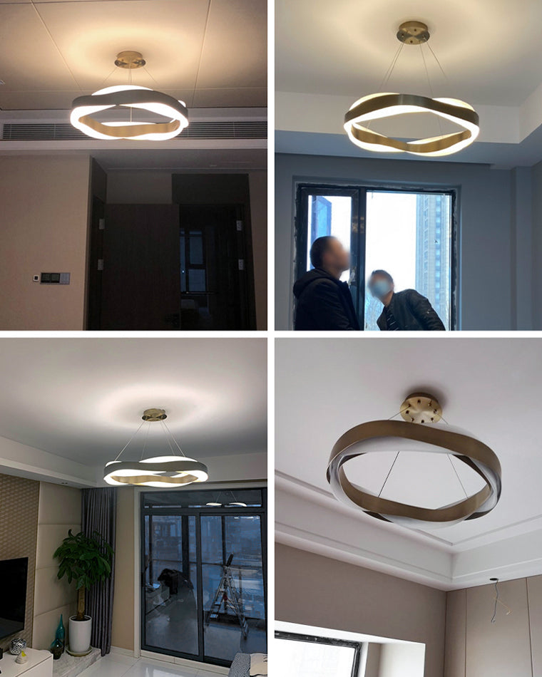 Olverai Wave Circular LED Chandelier