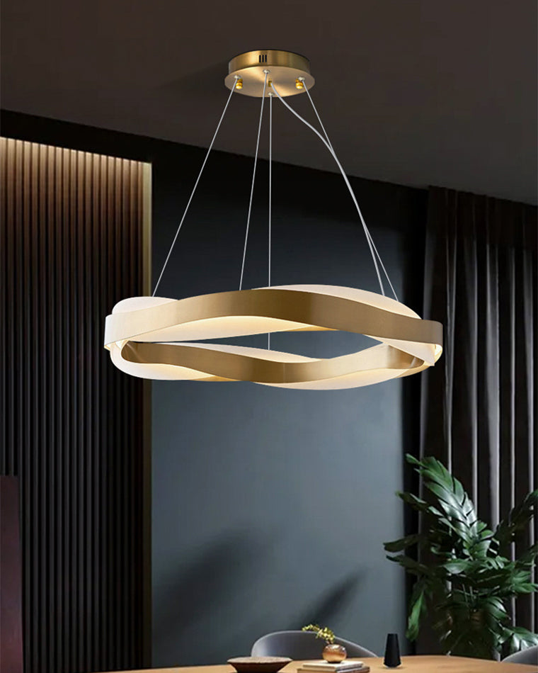 Olverai Wave Circular LED Chandelier