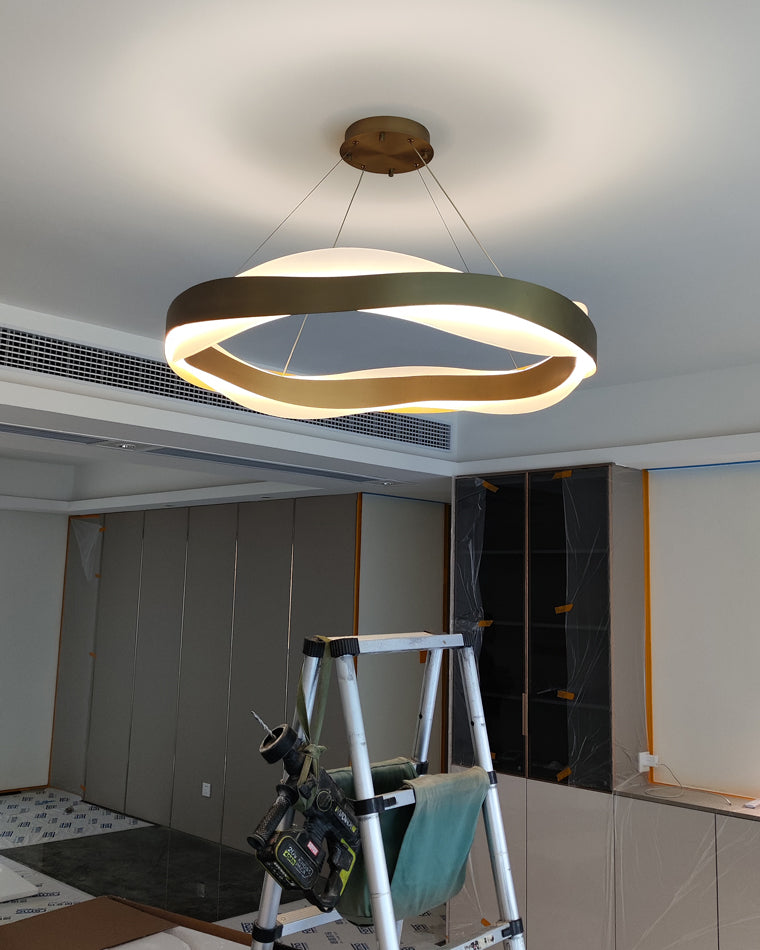 Olverai Wave Circular LED Chandelier