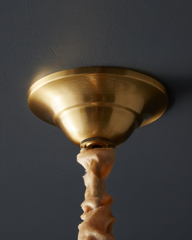 Olverai Tiered Textured Glass Chandelier