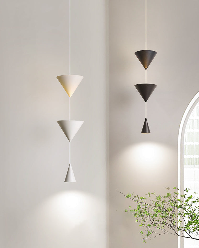 Olverai Unique Cone Pendant Light for Bedroom