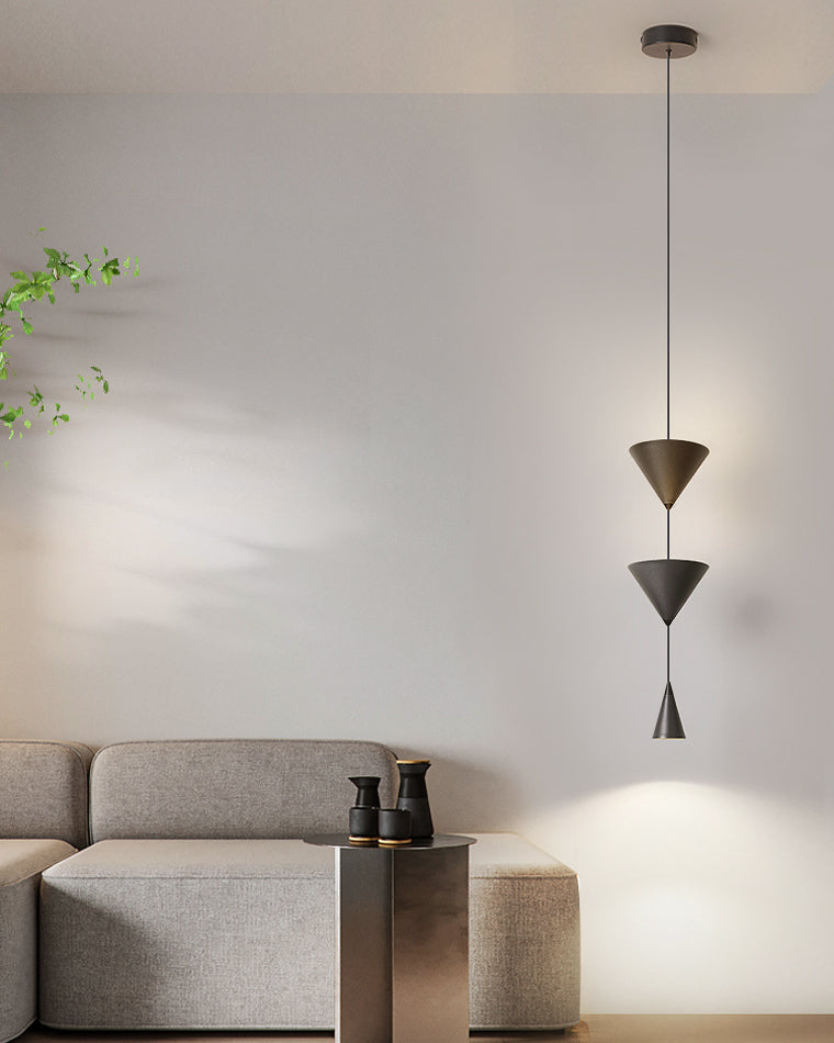 Olverai Unique Cone Pendant Light for Bedroom