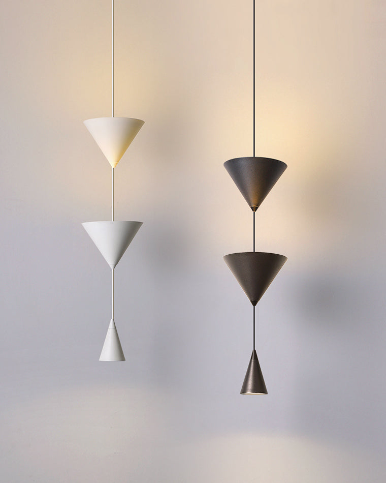 Olverai Unique Cone Pendant Light for Bedroom