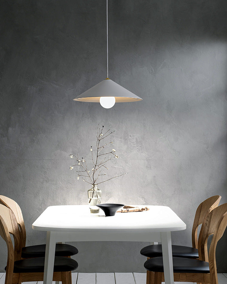 OlveraiCone Counterweight Pulley Swag Pendant Lamp