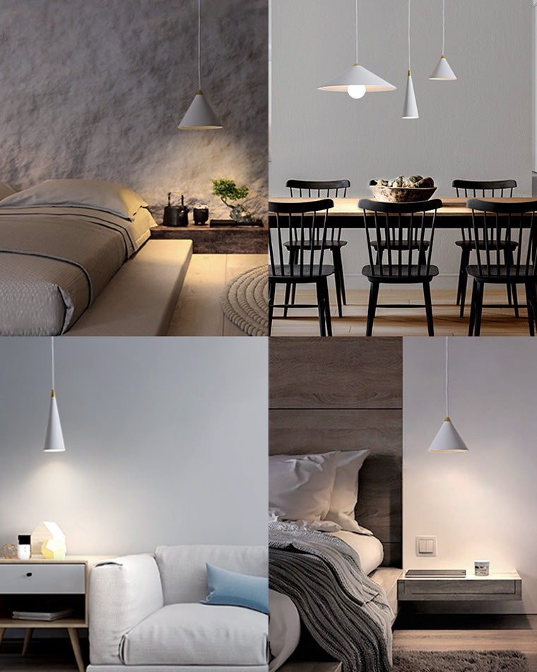OlveraiCone Counterweight Pulley Swag Pendant Lamp
