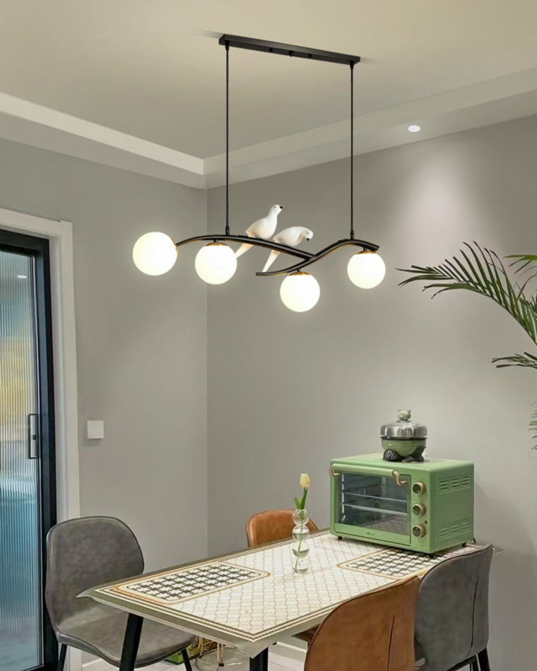 Olverai Branching Frosted Glass Bubble Chandelier-WM2258