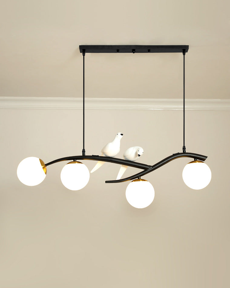 Olverai Branching Frosted Glass Bubble Chandelier-WM2258