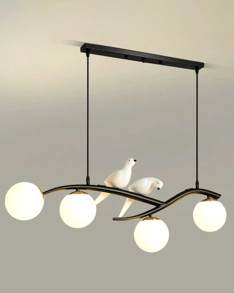 Olverai Branching Frosted Glass Bubble Chandelier-WM2258