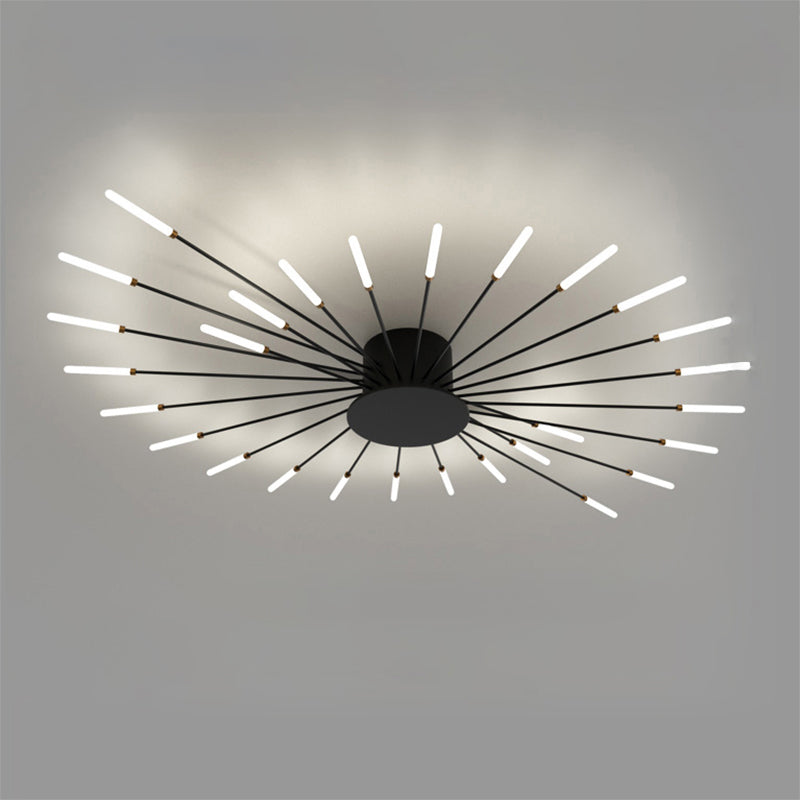 Olverai Firework Starburst Flush Mount Ceiling Light