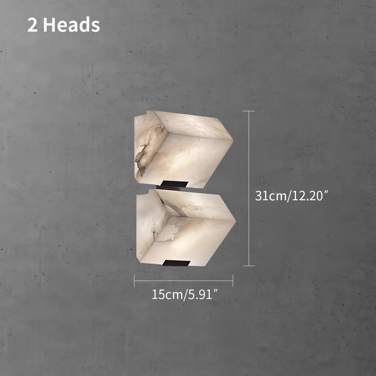Creative luxury onyx wall lamp