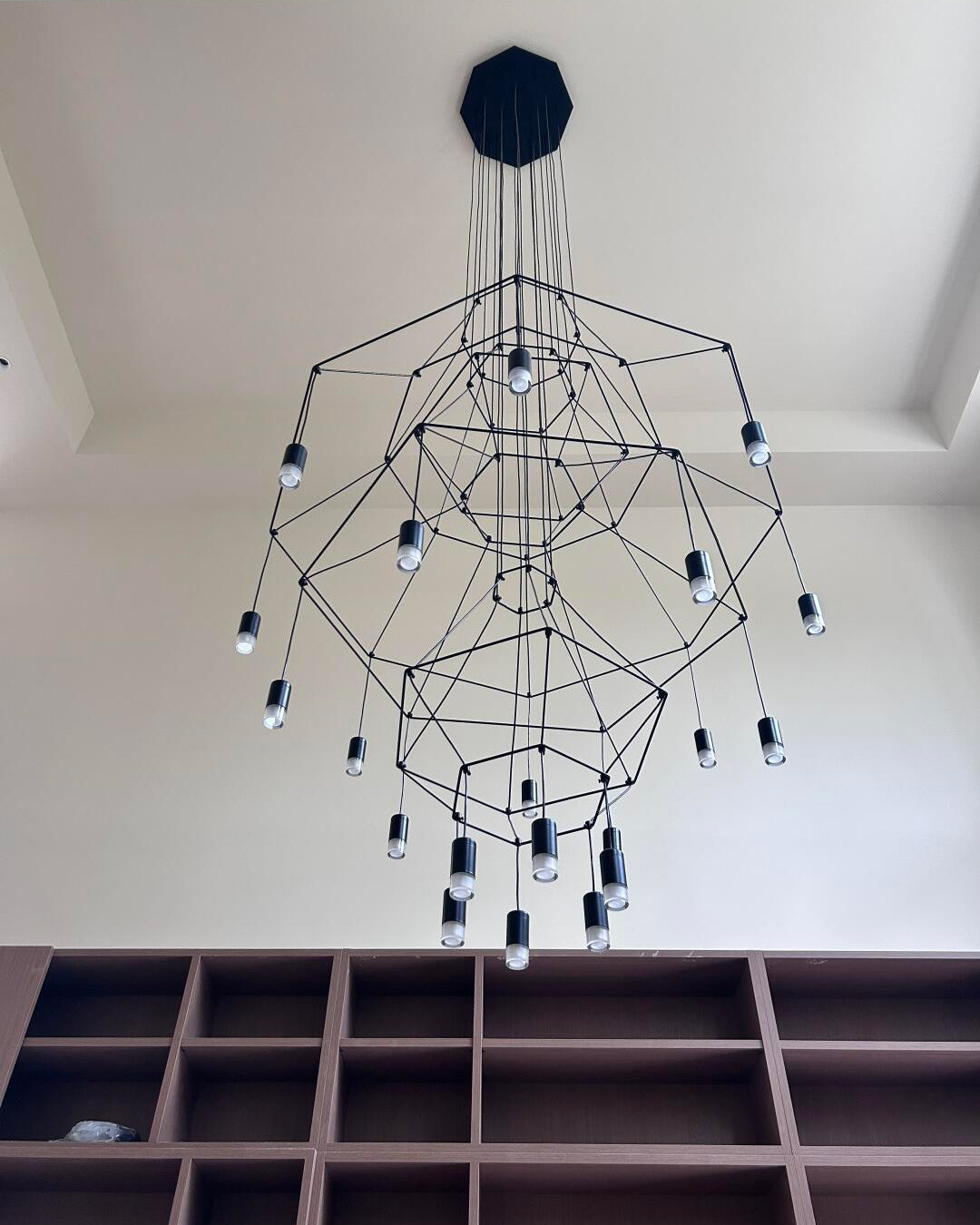 Olverai Wire Tiered Sculptural Chandelier