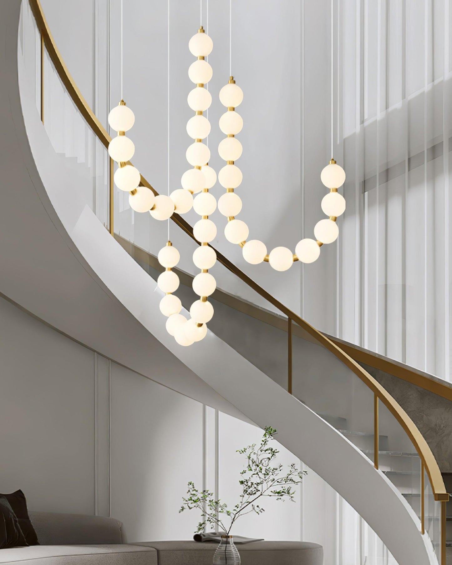 Olverai String Pearl Chandelier