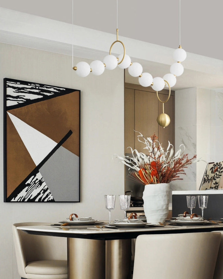 Olverai String Pearl Chandelier
