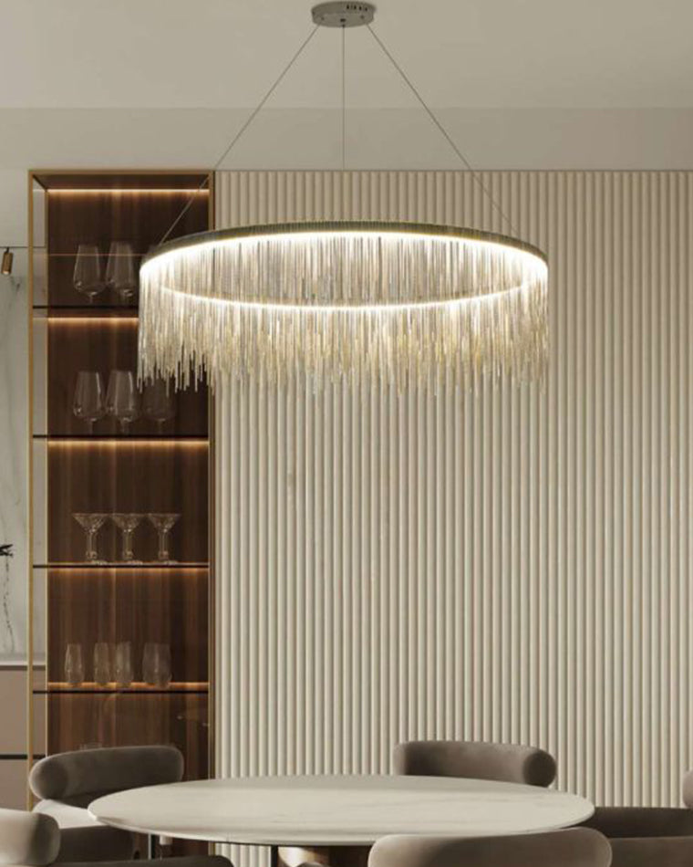 Olverai Fringe Round Chandelier