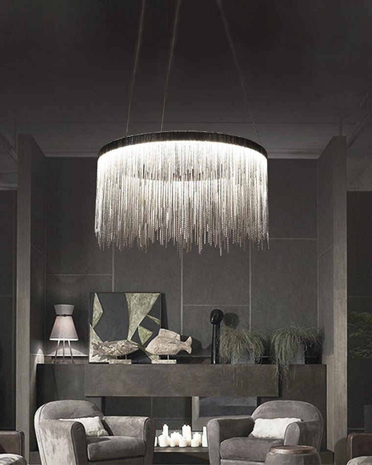Olverai Fringe Round Chandelier