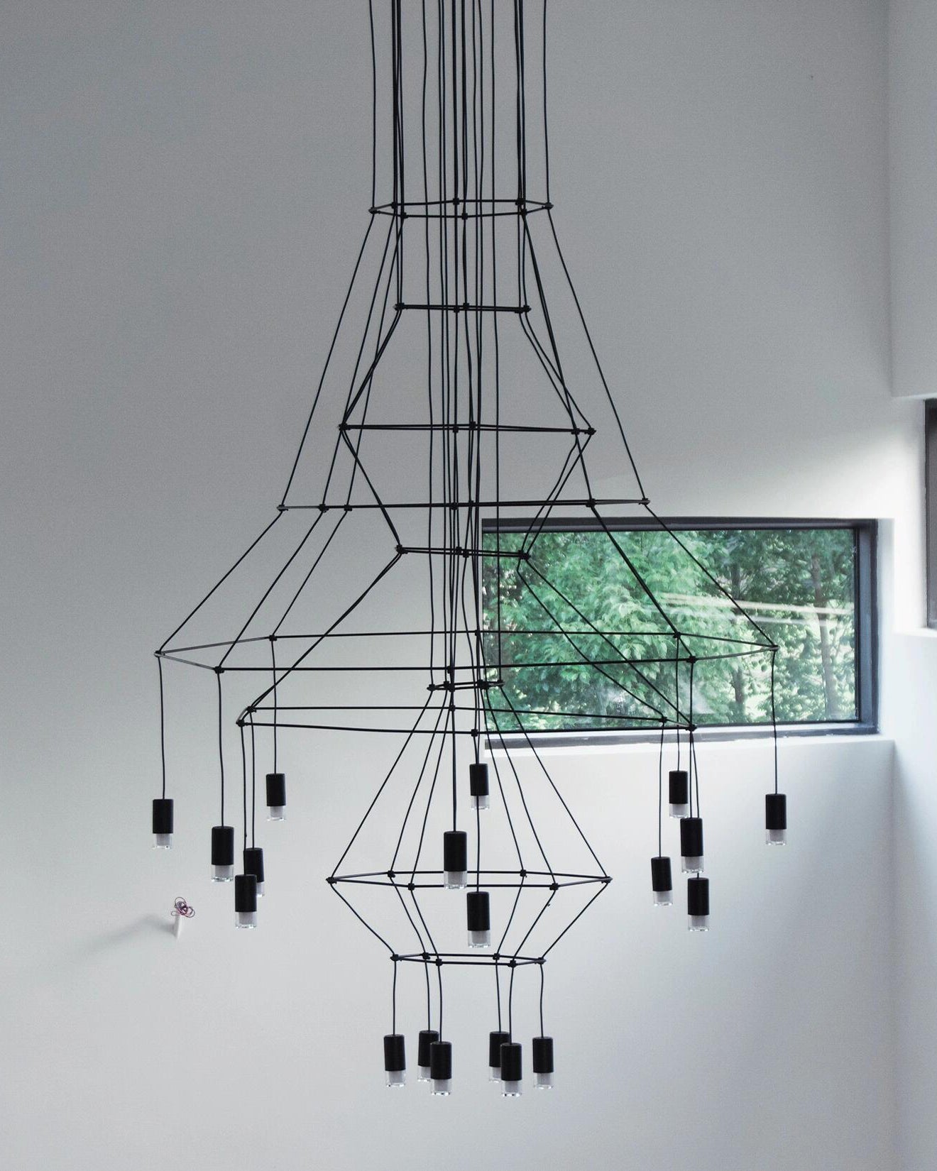 Olverai Wire Tiered Sculptural Chandelier