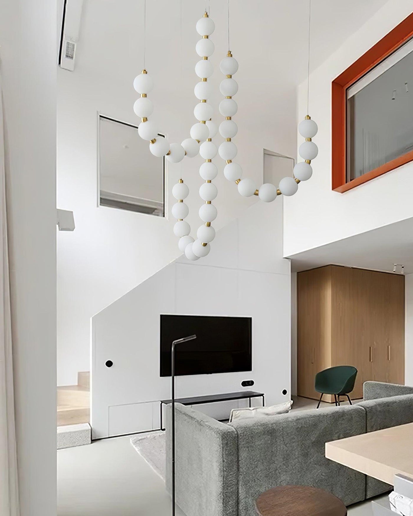 Olverai String Pearl Chandelier