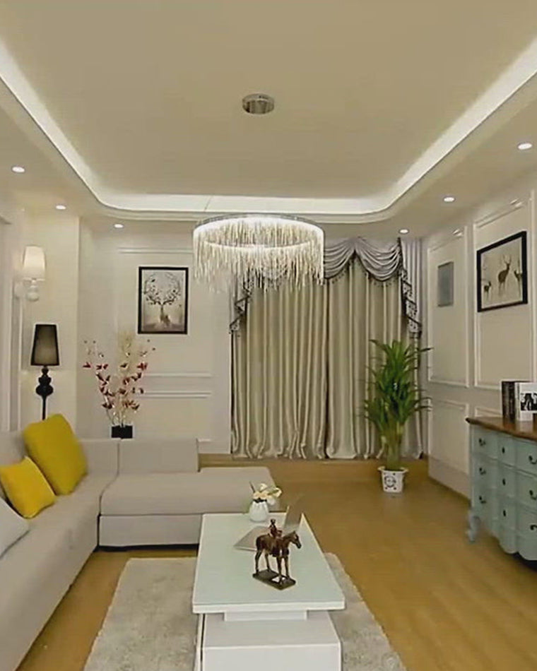 Olverai Fringe Round Chandelier