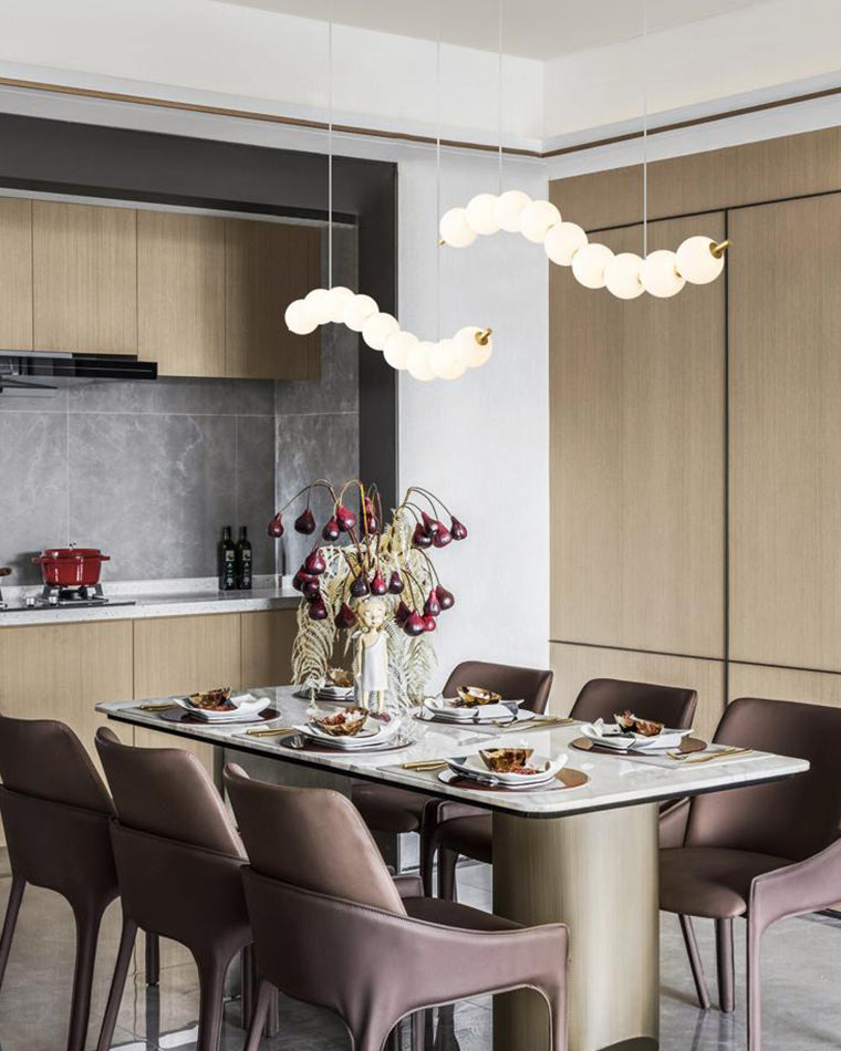 Olverai String Pearl Chandelier