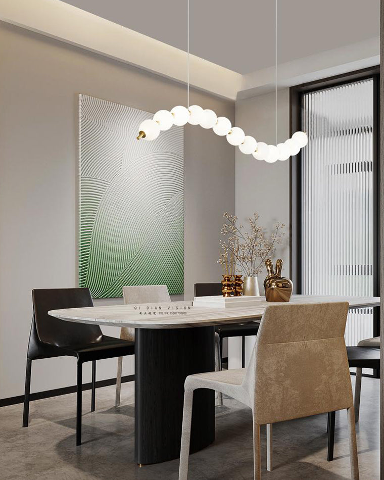 Olverai String Pearl Chandelier