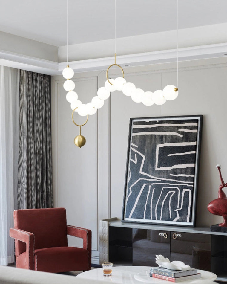Olverai String Pearl Chandelier