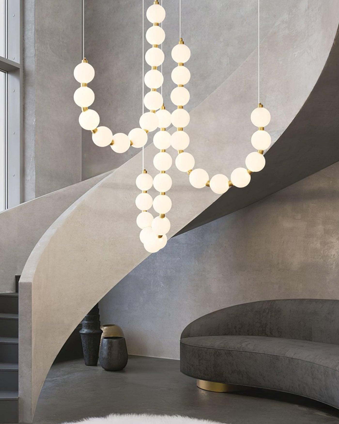 Olverai String Pearl Chandelier