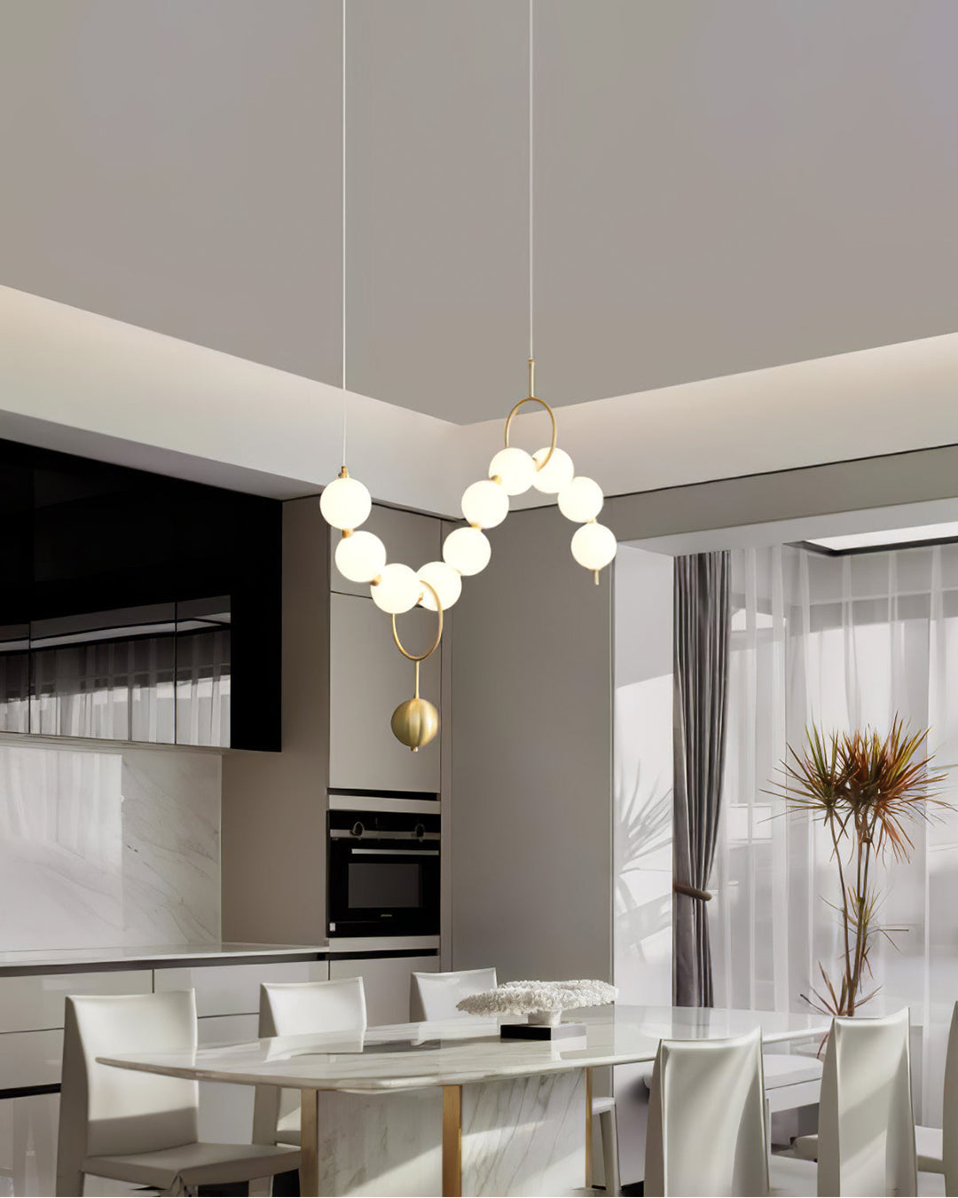 Olverai String Pearl Chandelier