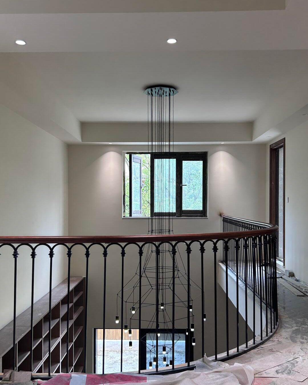 Olverai Wire Tiered Sculptural Chandelier