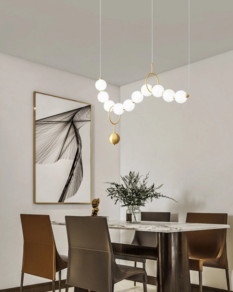 Olverai String Pearl Chandelier