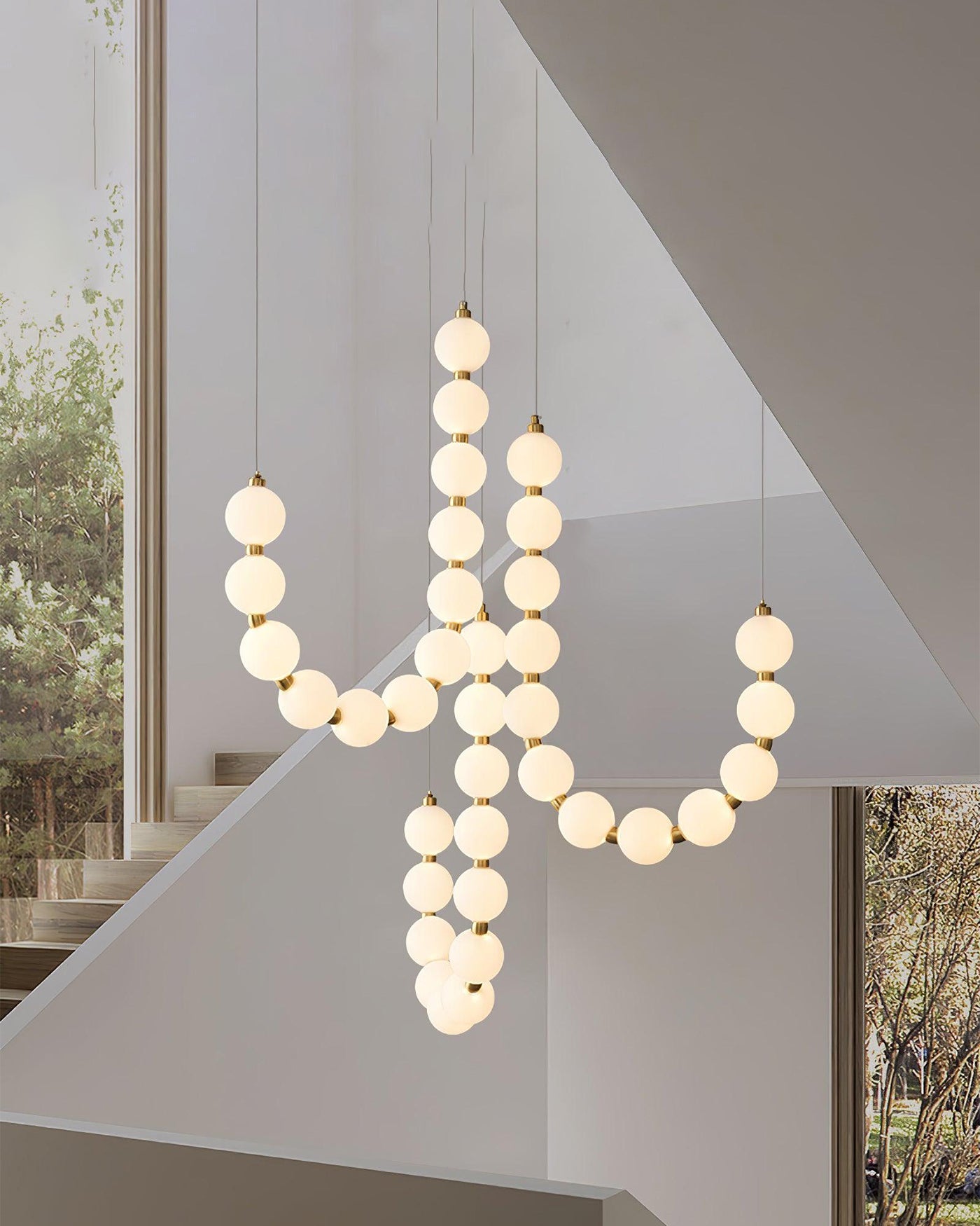 Olverai String Pearl Chandelier