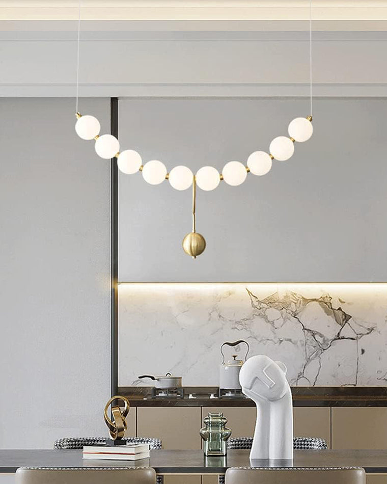 Olverai String Pearl Chandelier
