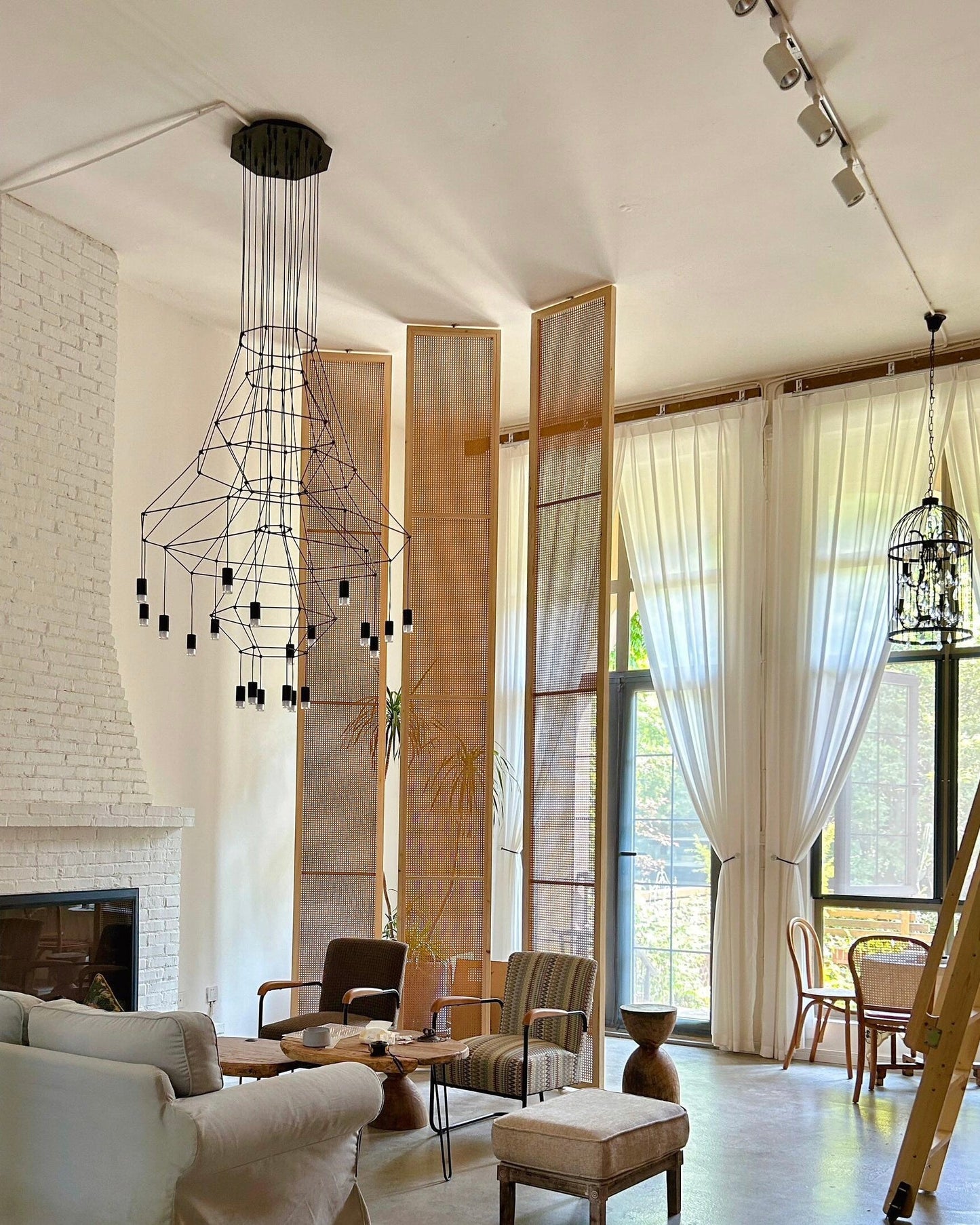 Olverai Wire Tiered Sculptural Chandelier