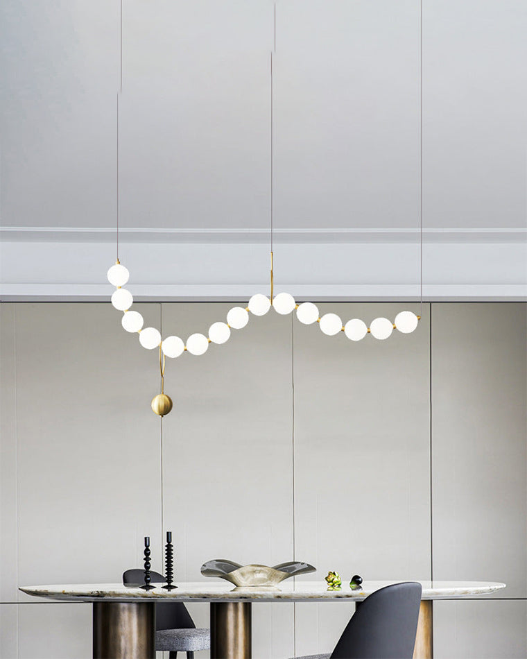 Olverai String Pearl Chandelier