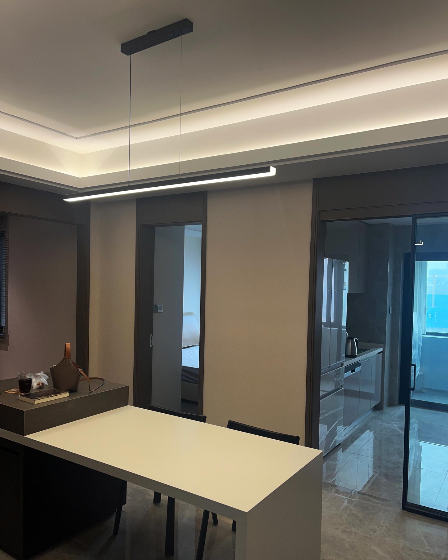 Olverai Extra Long Linear Pendant Light