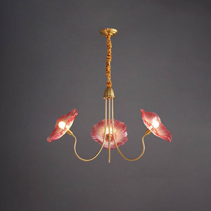 Olverai Lotus Flower Arm Chandelier