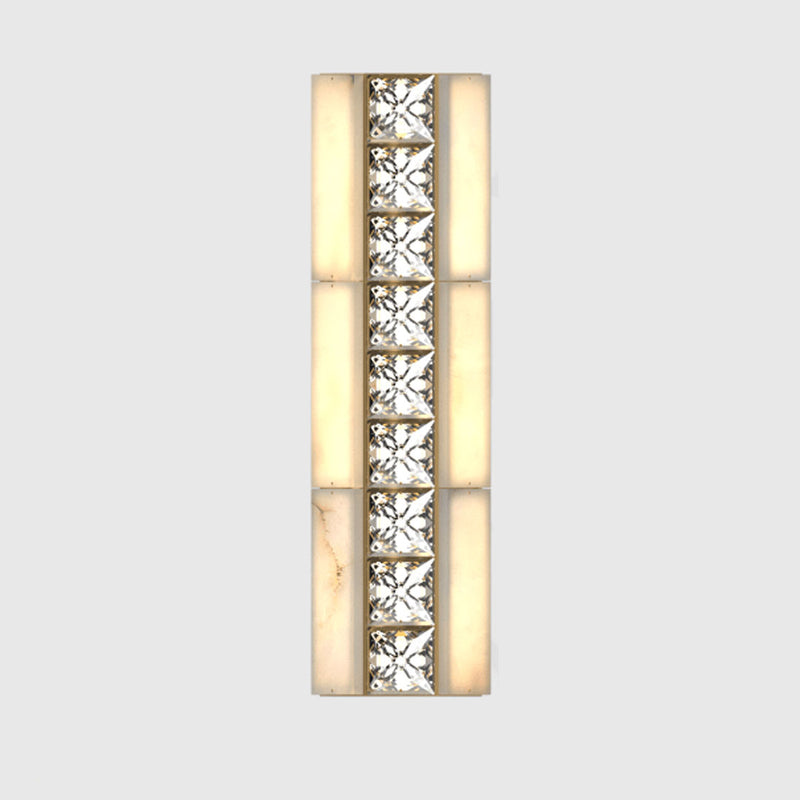 Olverai Avelisse Alabaster Crystal Wall Sconce