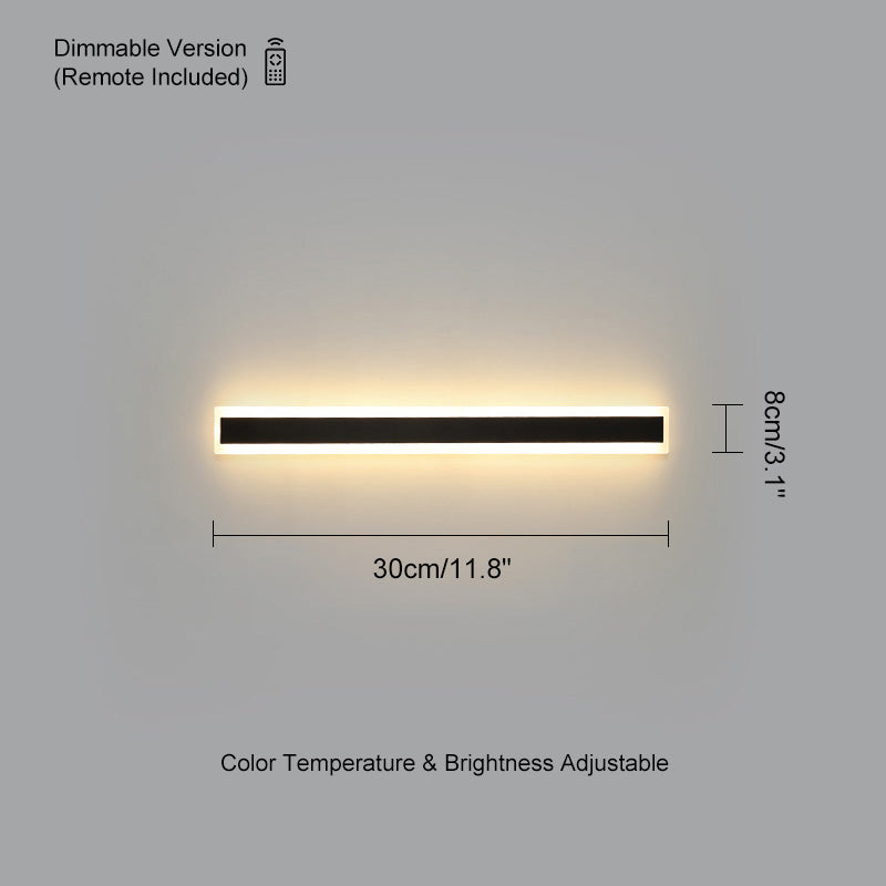 Olverai Outdoor Linear Wall Light