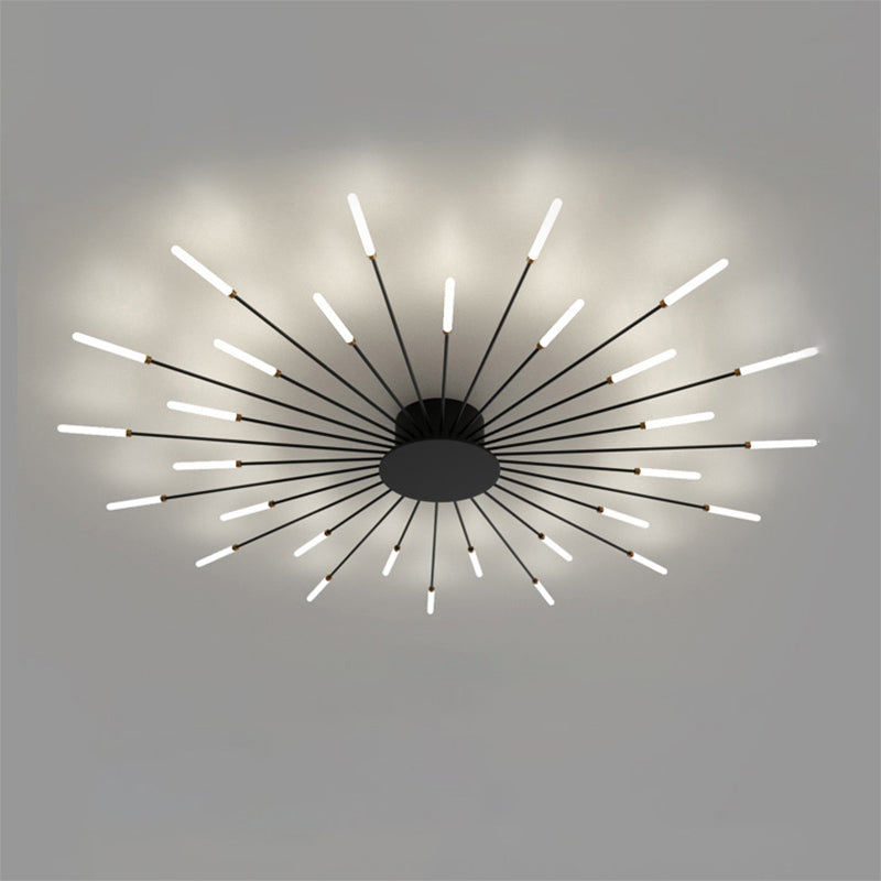 Olverai Firework Starburst Flush Mount Ceiling Light